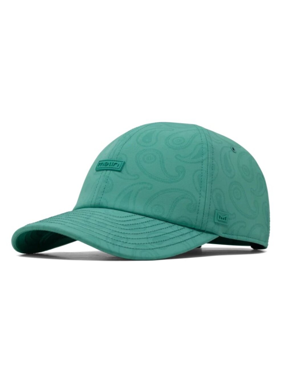 Melin Legend Links Hydro Hat Classic Size Paisley Aqua Green Golf Cap NWT